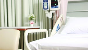 closeup of hospital bed-1